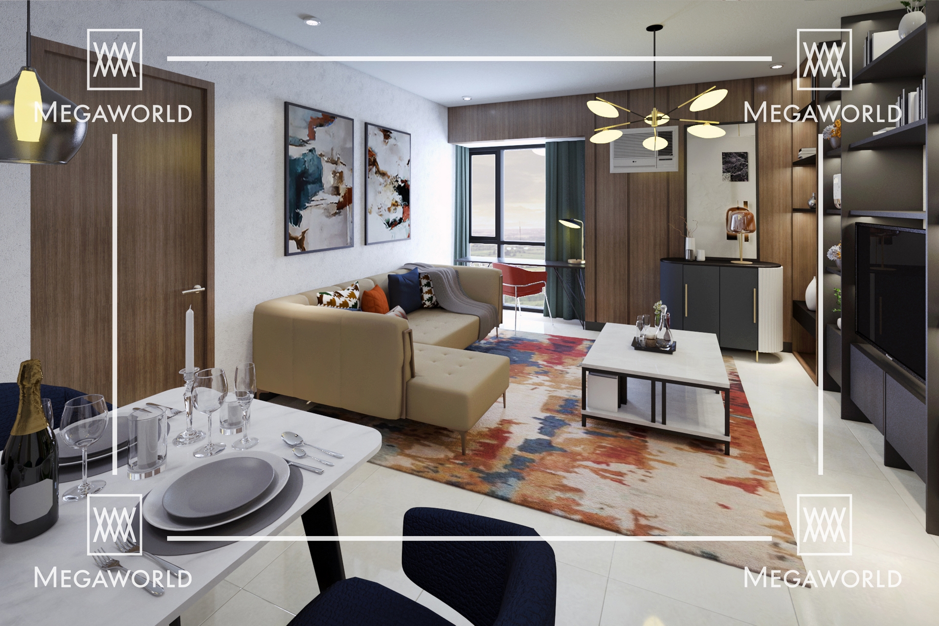 Central Park 1 Bedroom Unit